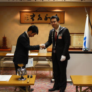 新入会員 五味秀樹 君